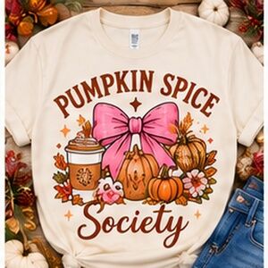 Pumpkin Spice Society Gildan Graphic Tee